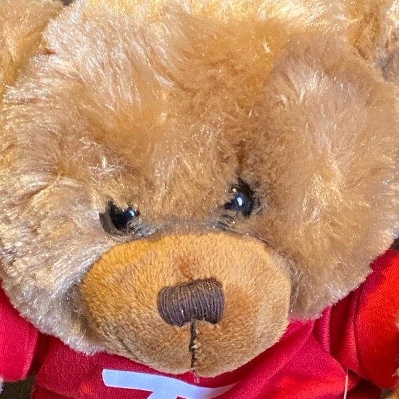 😍2/$20 NWT Tim Hortons Red T-Shirt Plush Stuffed Animal 8” - Picture 3 of 10
